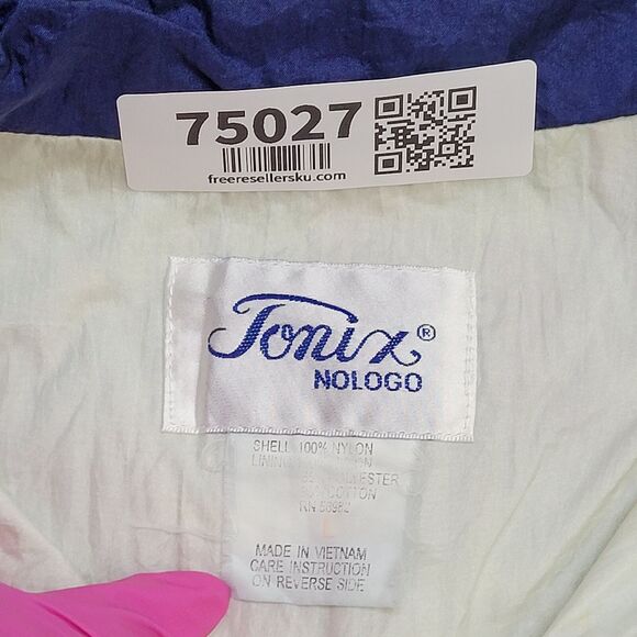 San-Antonio Police Windbreaker Jacket Large 24x25 Blue - Picture 8 of 16